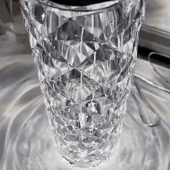 Éclat de Cristal - Lampe LED D'Ambiance 3D