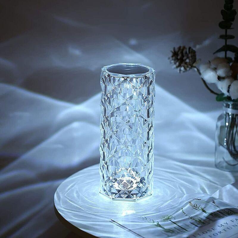 Éclat de Cristal - Lampe LED D'Ambiance 3D